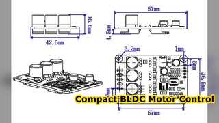 Papan Pengontrol Motor BLDC Tanpa Sensor JYQD V9 20B